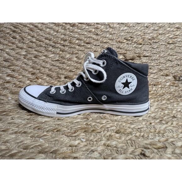 Converse CTAS Madison Mid Black White Womens 8 Athletic Sneaker School - Picture 1 of 8